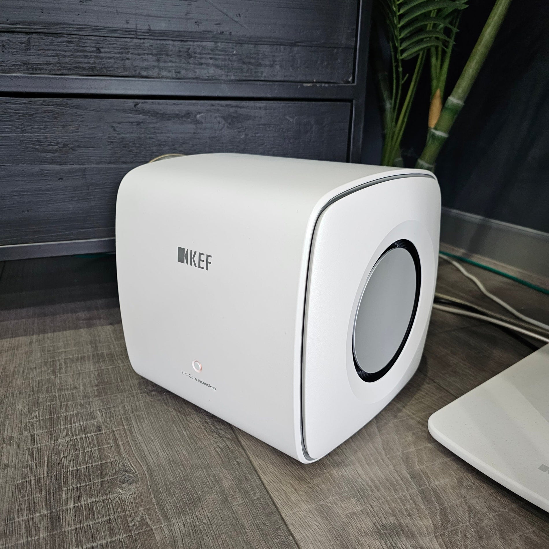 KEF's Compact KC62 Wonder Sub.
