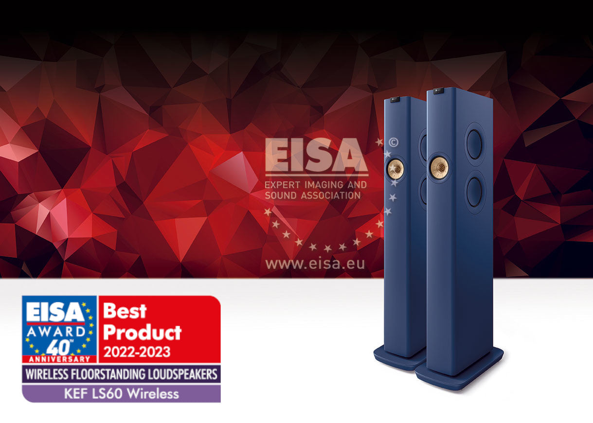 EISA Awards 2022 - KEF LS60 Wireless Powered Floorstanding Speakers