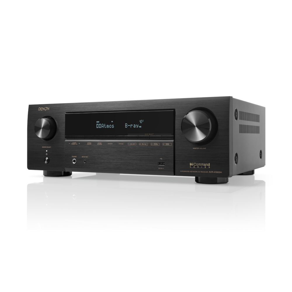 Denon AVR-X1800H 7.2 Channel 8K AV Receiver