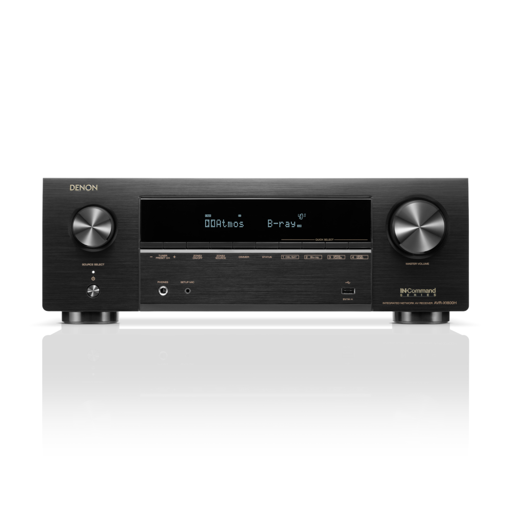Denon AVR-X1800H 7.2 Channel 8K AV Receiver