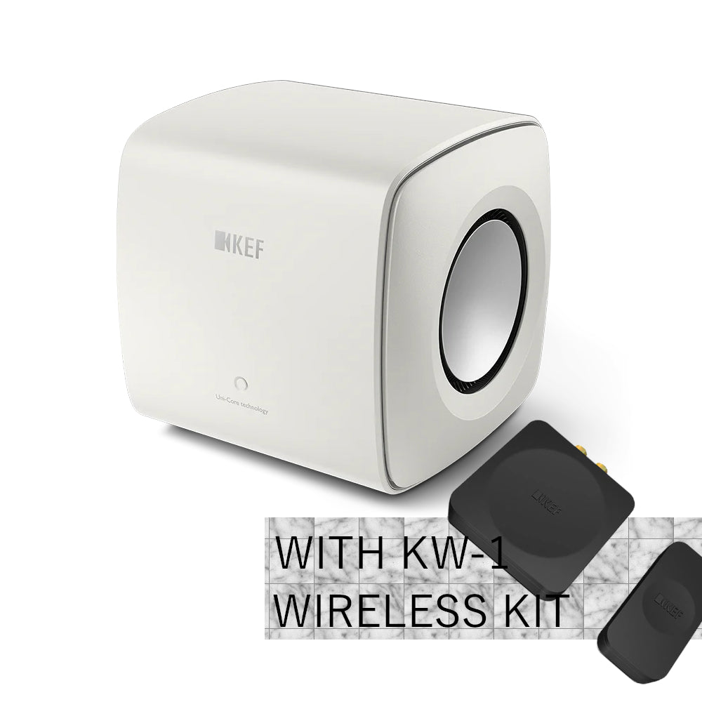 KEF KC62 Subwoofer + KW1 Wireless Adapter
