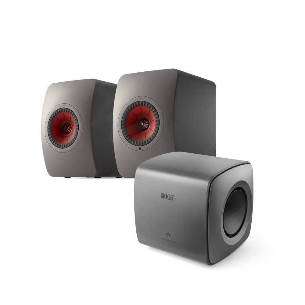 KEF LS50 Wireless II Speakers & KC62 Subwoofer Bundle