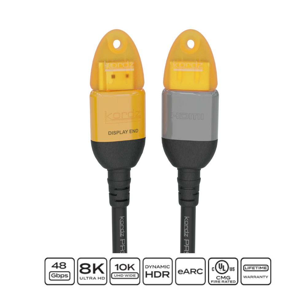 Kordz PRS4 48Gbps 8K Active Optical HDMI Cable
