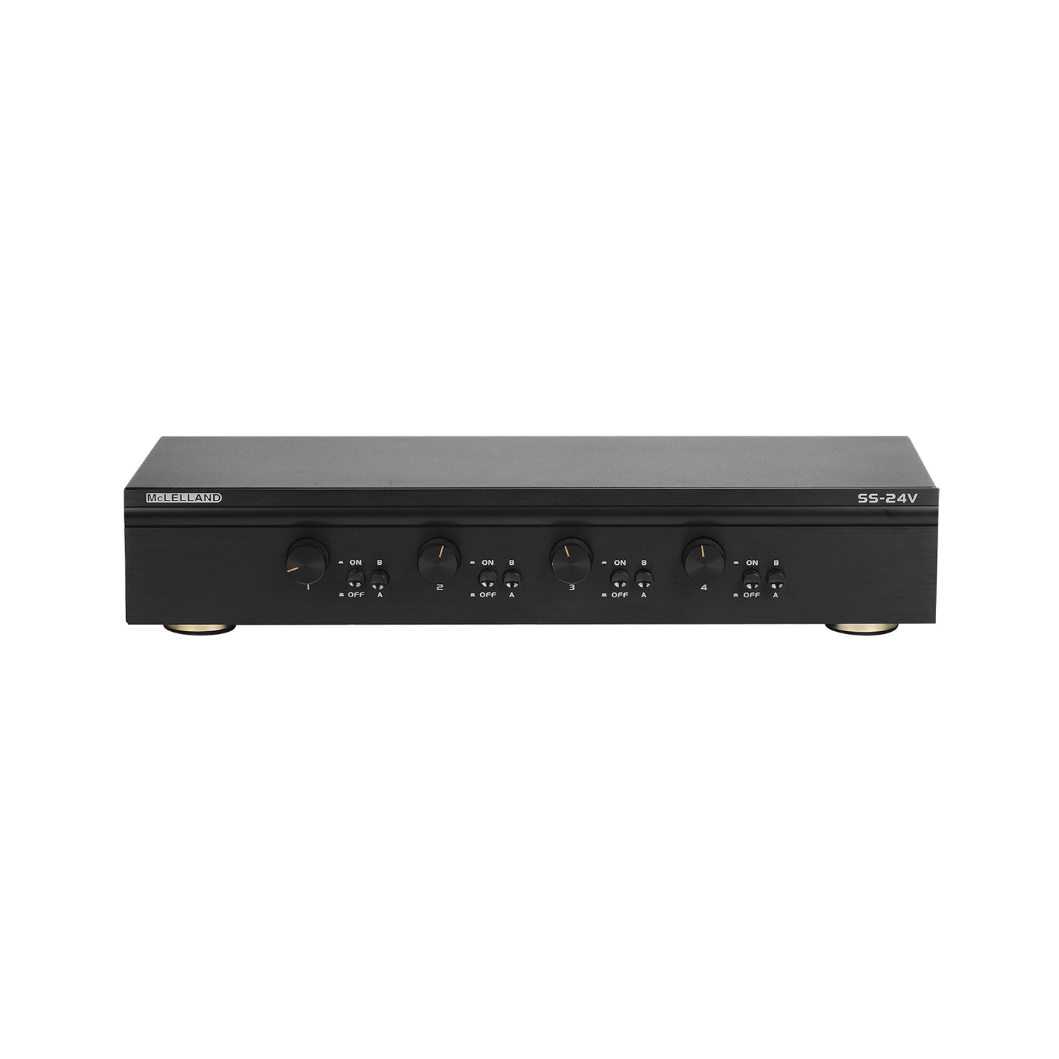 McLelland SS24V 4 Way Premium Speaker Selector Switch with Volume Control