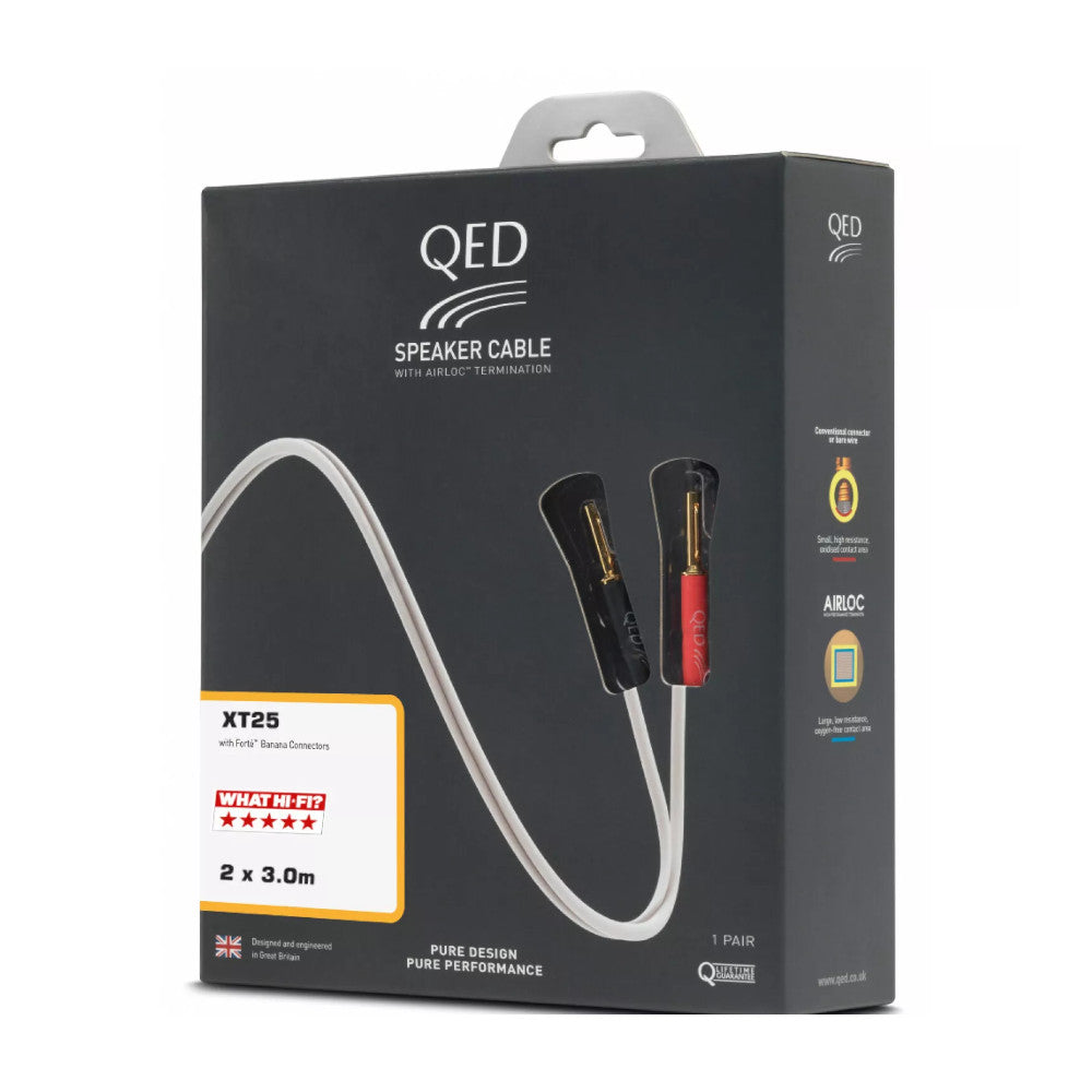 QED Performance XT25 Factory Terminated Speaker Cables