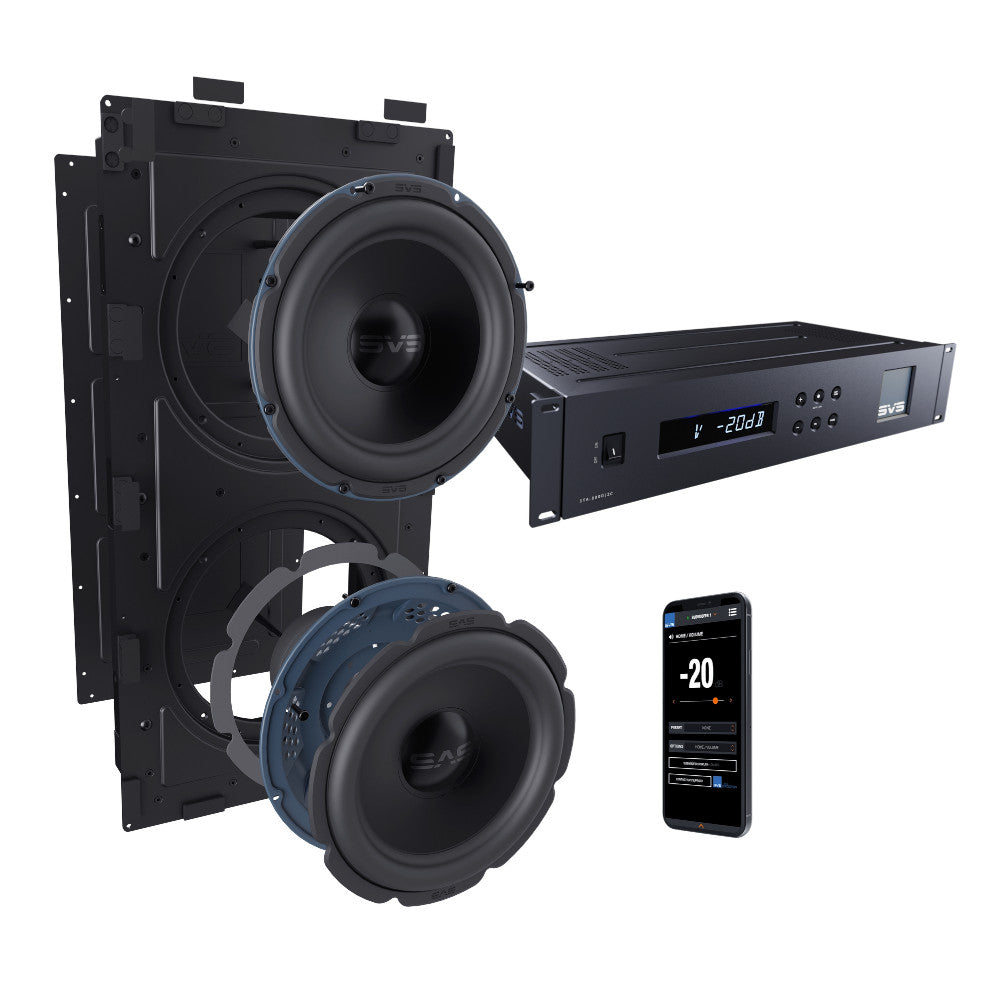 SVS 3000 In Wall Dual Subwoofer System