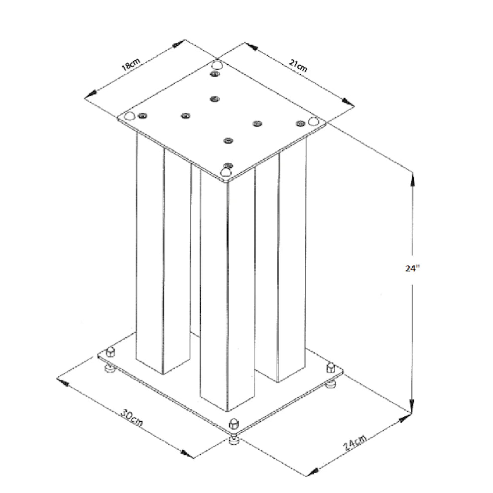 Tauris SP121 Heavy Duty Speaker Stands