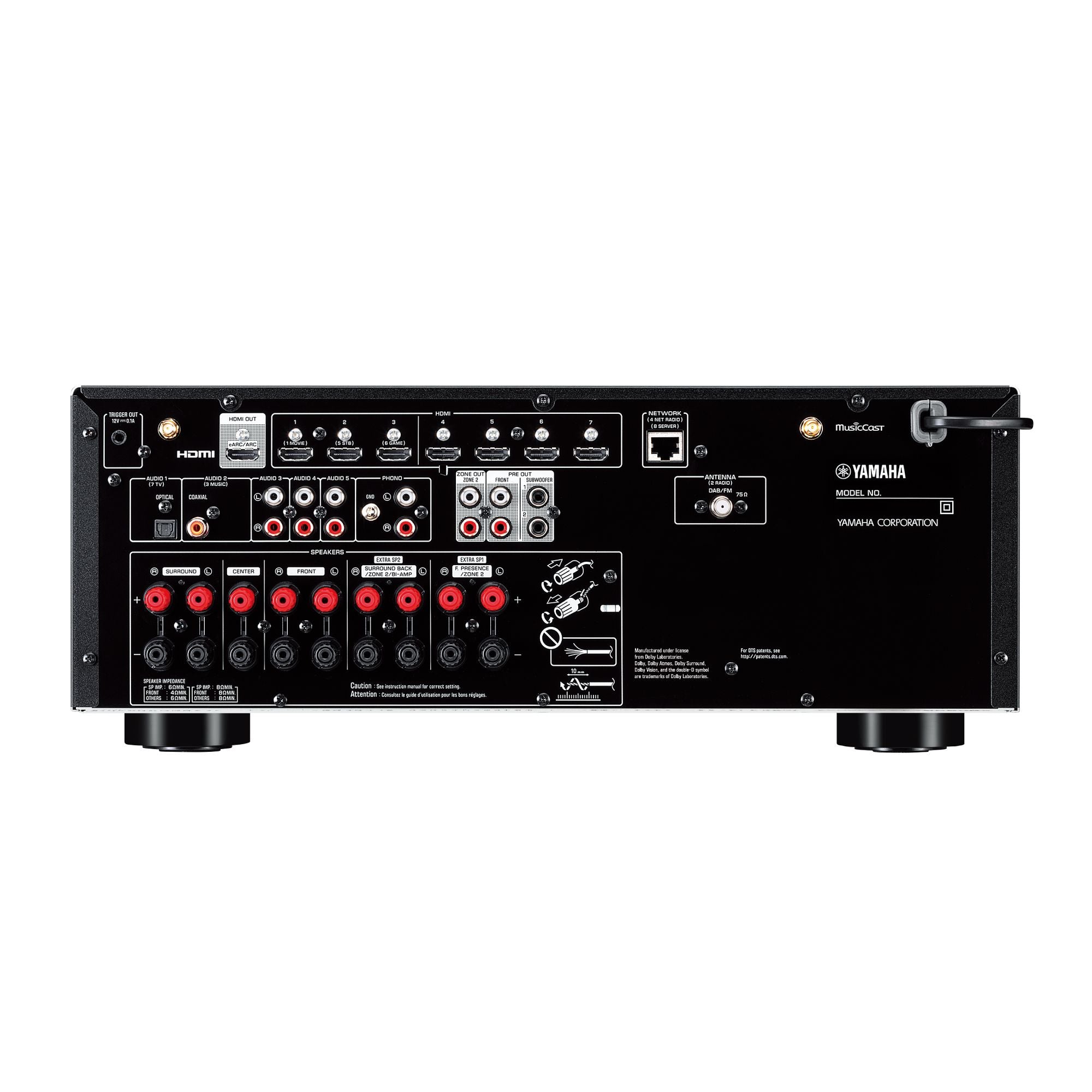 Yamaha RX-V6A 7.2 Channel AV Receiver