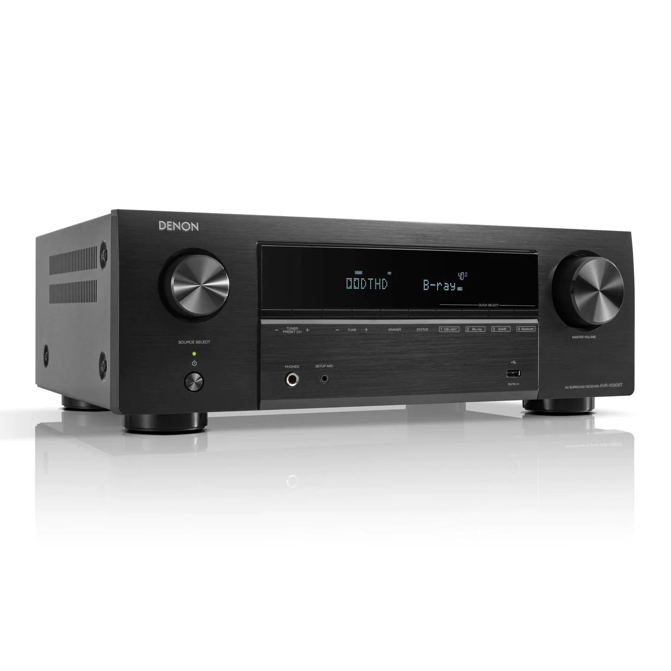 Denon AVR-X580BT 5.2 Channel 8K AV Receiver