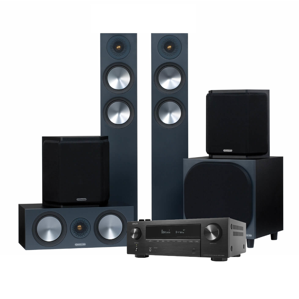 Package 6: Denon AVR-X1800H & Monitor Audio Bronze 200 5.1