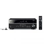 Yamaha RX-V385 AV Receiver Front With Remote Eastwood Hifi