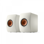 KEF LS50 Wireless MK2 Active Bookshelf Speakers Mineral White