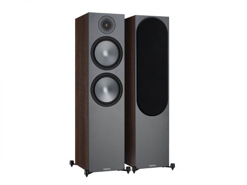 Monitor Audio Bronze 500 Floorstanding Speakers Walnut