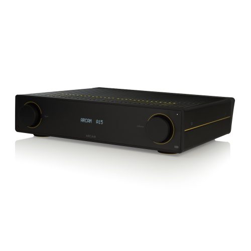 Arcam A15 Stereo integrated amplifier angled image