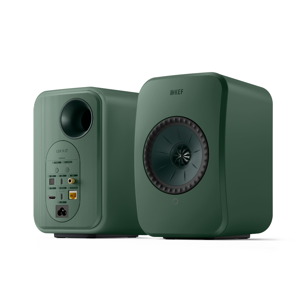KEF LSX II LT Wireless Speakers Sage Green